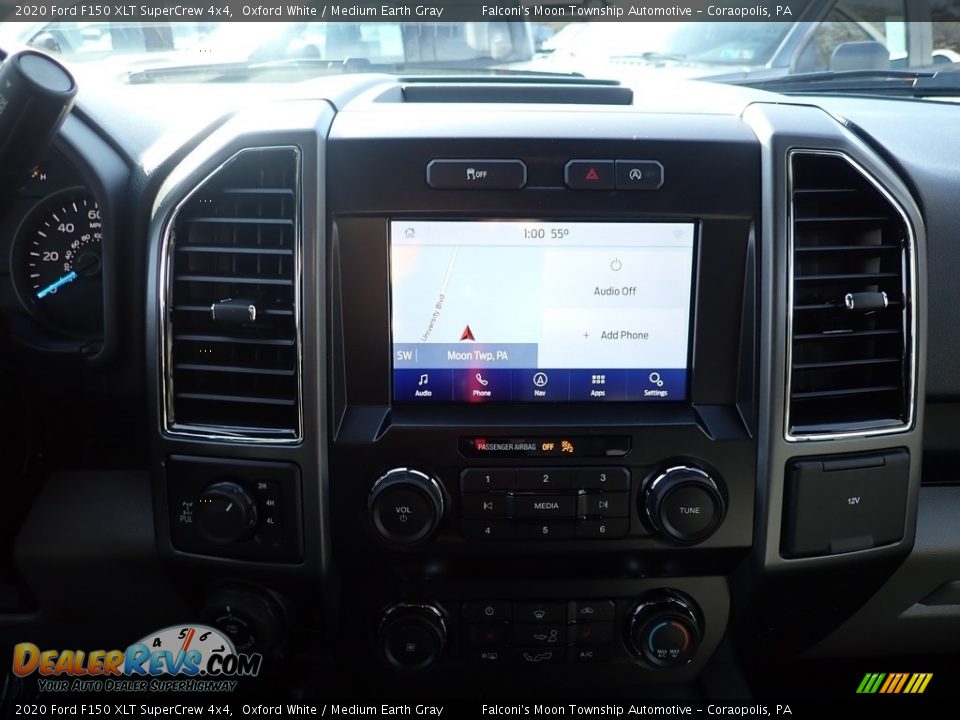 2020 Ford F150 XLT SuperCrew 4x4 Oxford White / Medium Earth Gray Photo #13