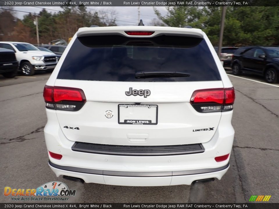 2020 Jeep Grand Cherokee Limited X 4x4 Bright White / Black Photo #4