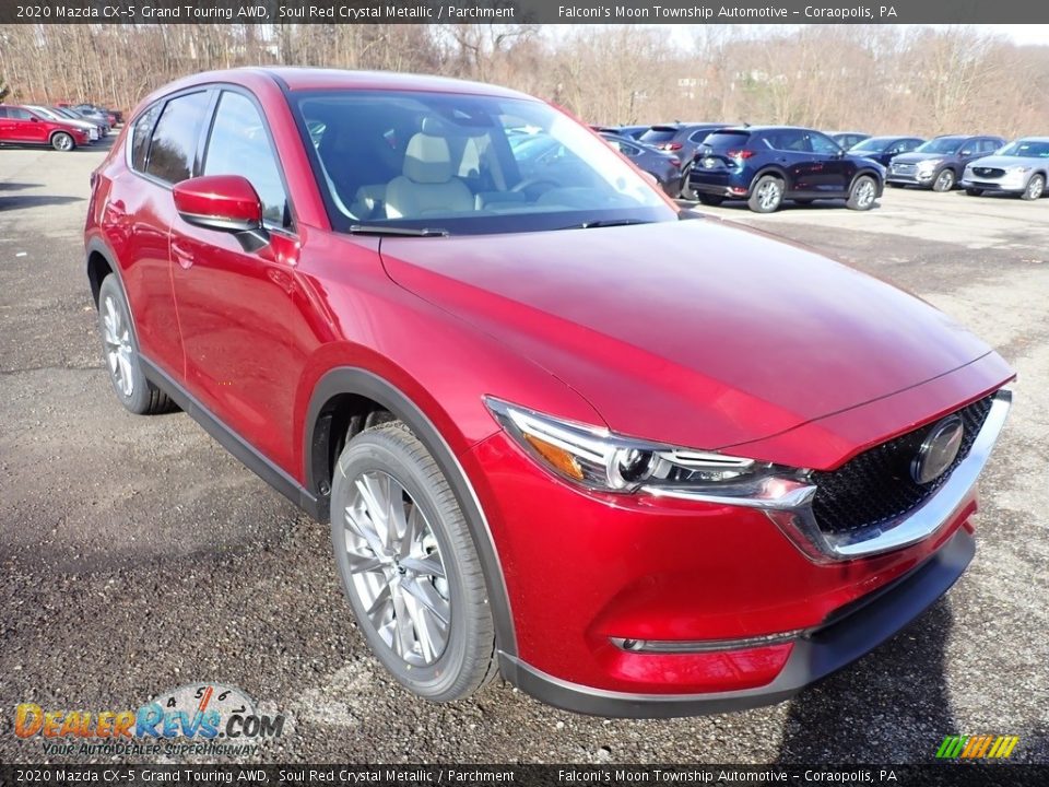 2020 Mazda CX-5 Grand Touring AWD Soul Red Crystal Metallic / Parchment Photo #3