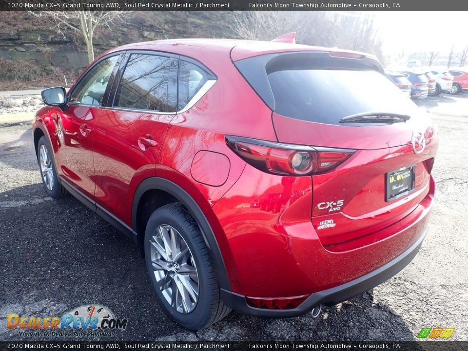 2020 Mazda CX-5 Grand Touring AWD Soul Red Crystal Metallic / Parchment Photo #6