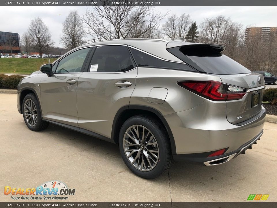 2020 Lexus RX 350 F Sport AWD Atomic Silver / Black Photo #4