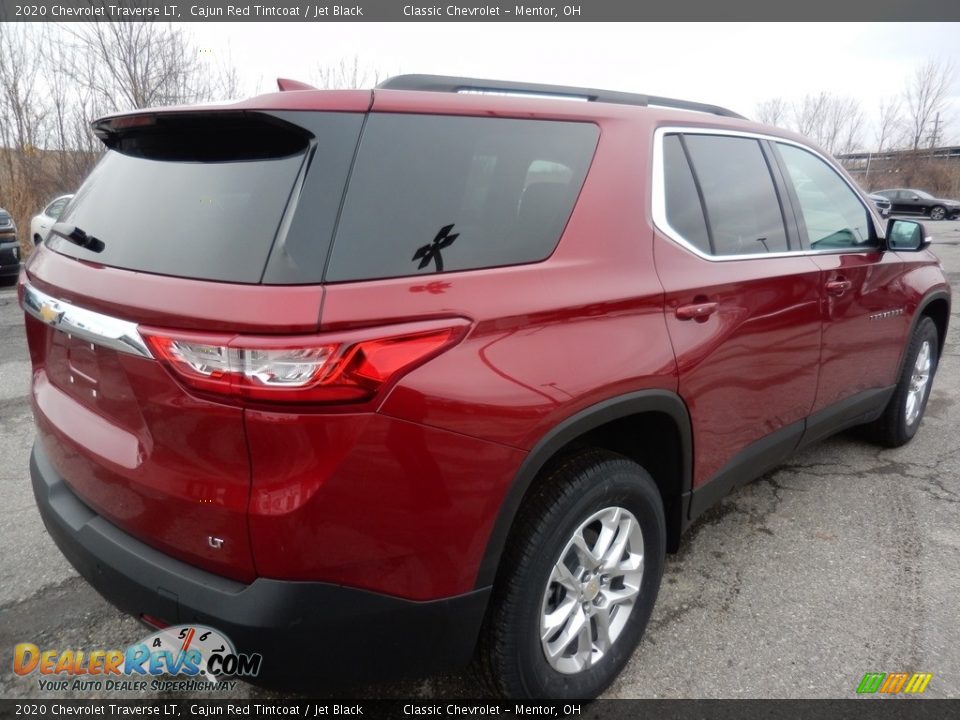 2020 Chevrolet Traverse LT Cajun Red Tintcoat / Jet Black Photo #4