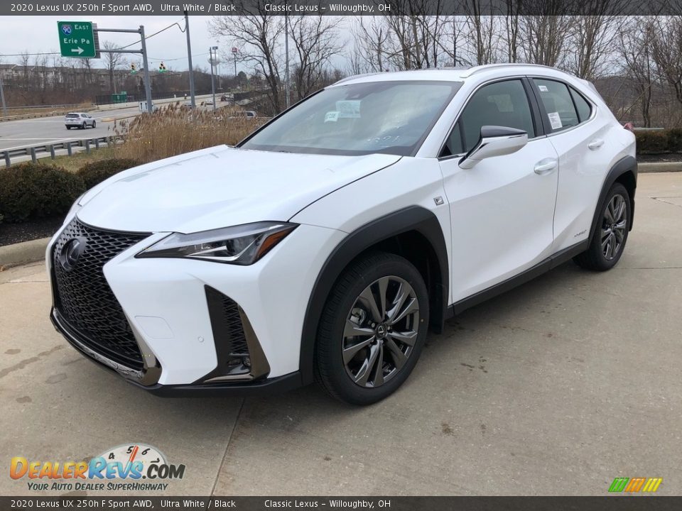 Front 3/4 View of 2020 Lexus UX 250h F Sport AWD Photo #1