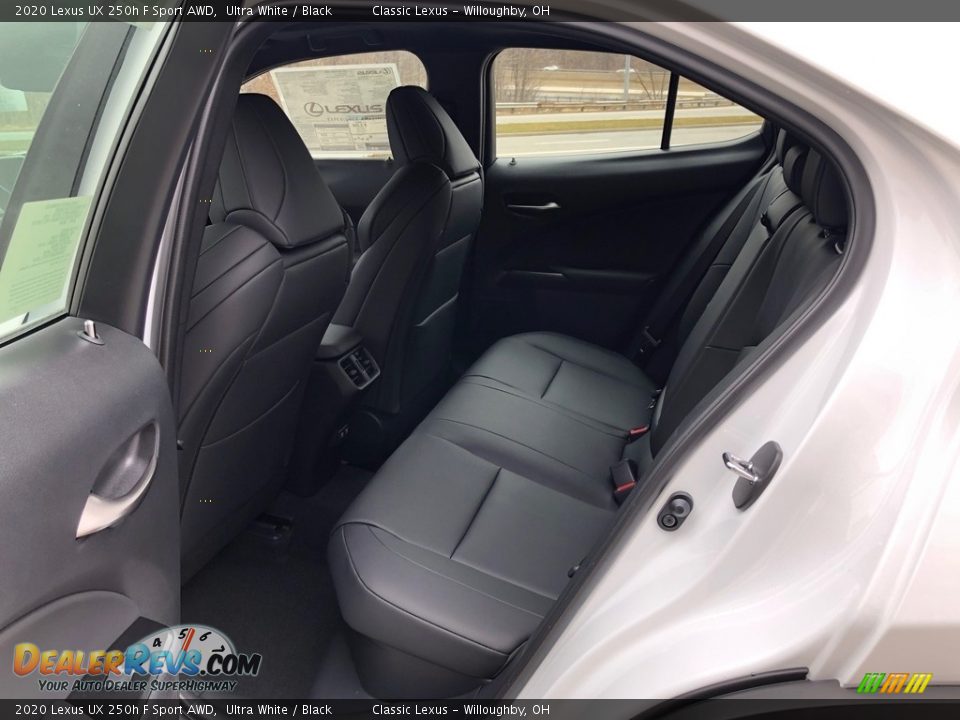 Rear Seat of 2020 Lexus UX 250h F Sport AWD Photo #3