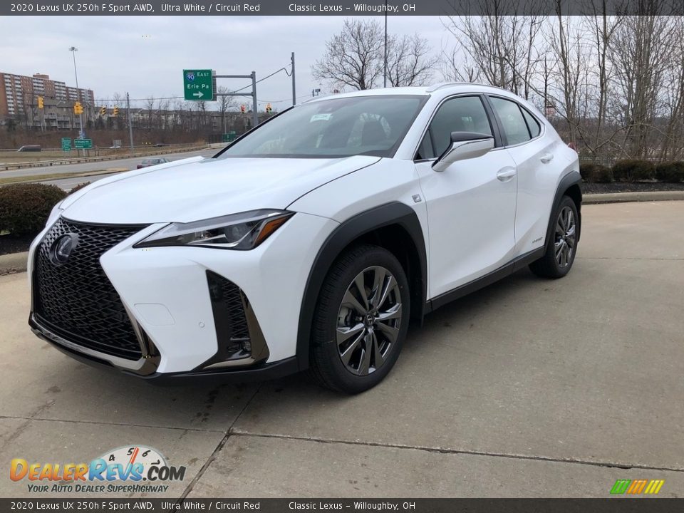 Front 3/4 View of 2020 Lexus UX 250h F Sport AWD Photo #1