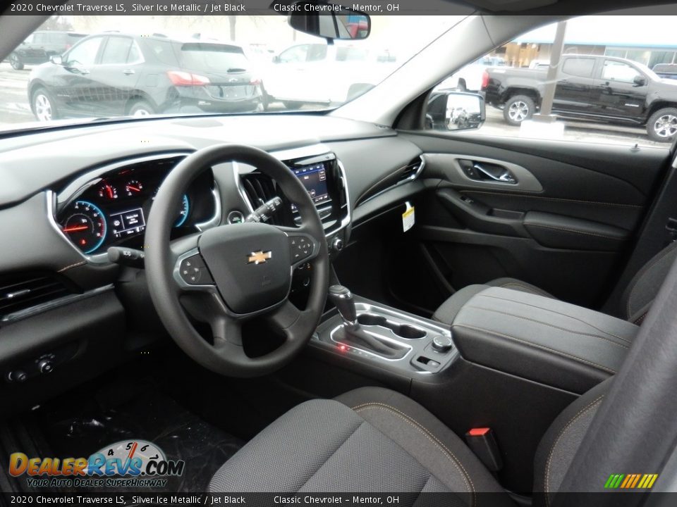 Jet Black Interior - 2020 Chevrolet Traverse LS Photo #6