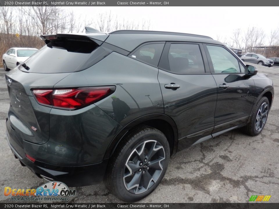 2020 Chevrolet Blazer RS Nightfall Gray Metallic / Jet Black Photo #4
