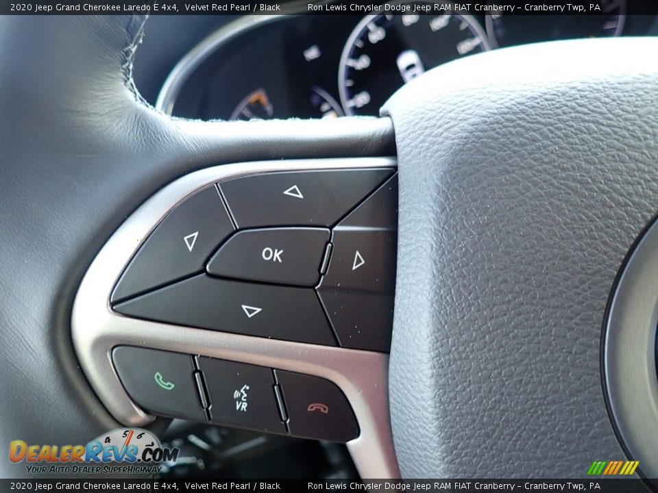 2020 Jeep Grand Cherokee Laredo E 4x4 Velvet Red Pearl / Black Photo #18