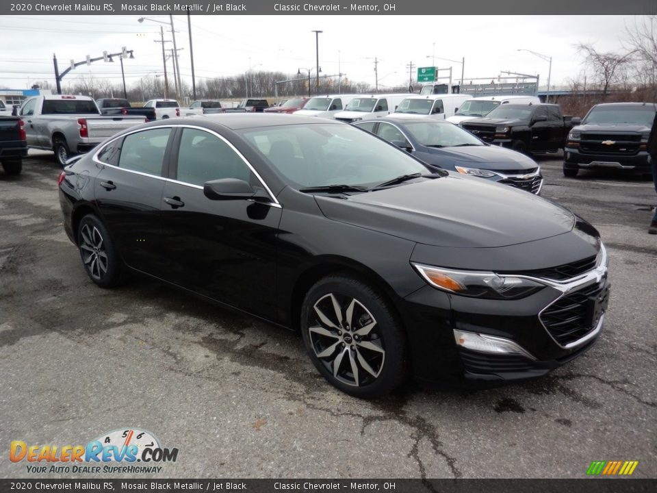 2020 Chevrolet Malibu RS Mosaic Black Metallic / Jet Black Photo #3