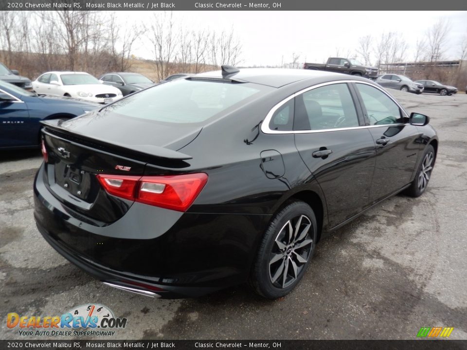 2020 Chevrolet Malibu RS Mosaic Black Metallic / Jet Black Photo #4