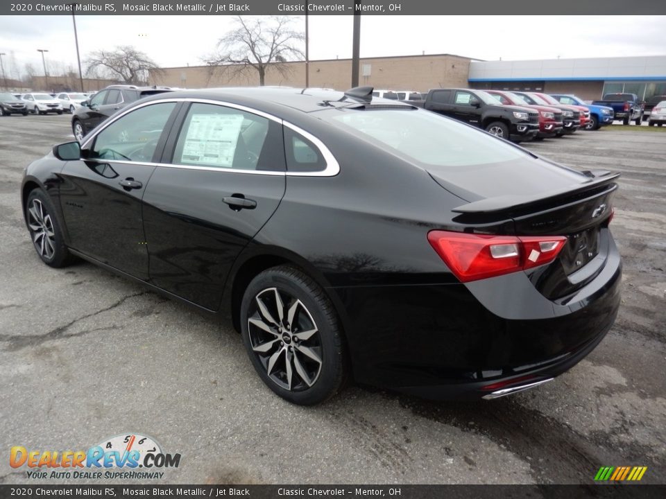 2020 Chevrolet Malibu RS Mosaic Black Metallic / Jet Black Photo #5