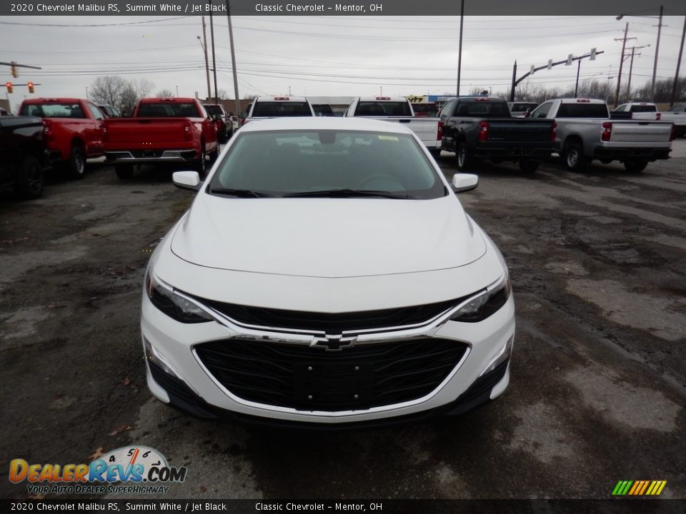 2020 Chevrolet Malibu RS Summit White / Jet Black Photo #2