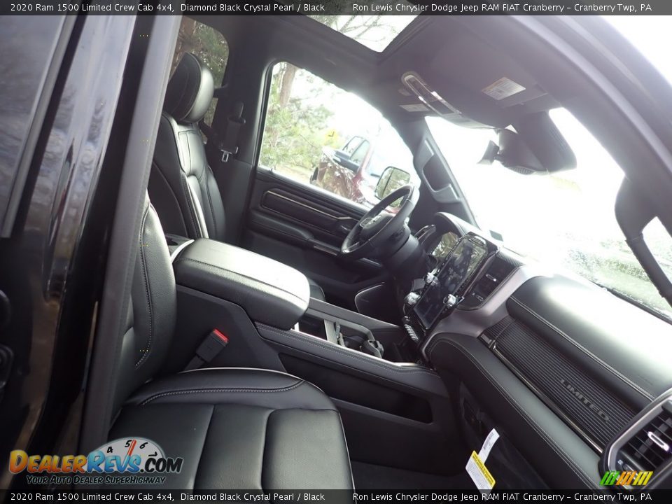 2020 Ram 1500 Limited Crew Cab 4x4 Diamond Black Crystal Pearl / Black Photo #8