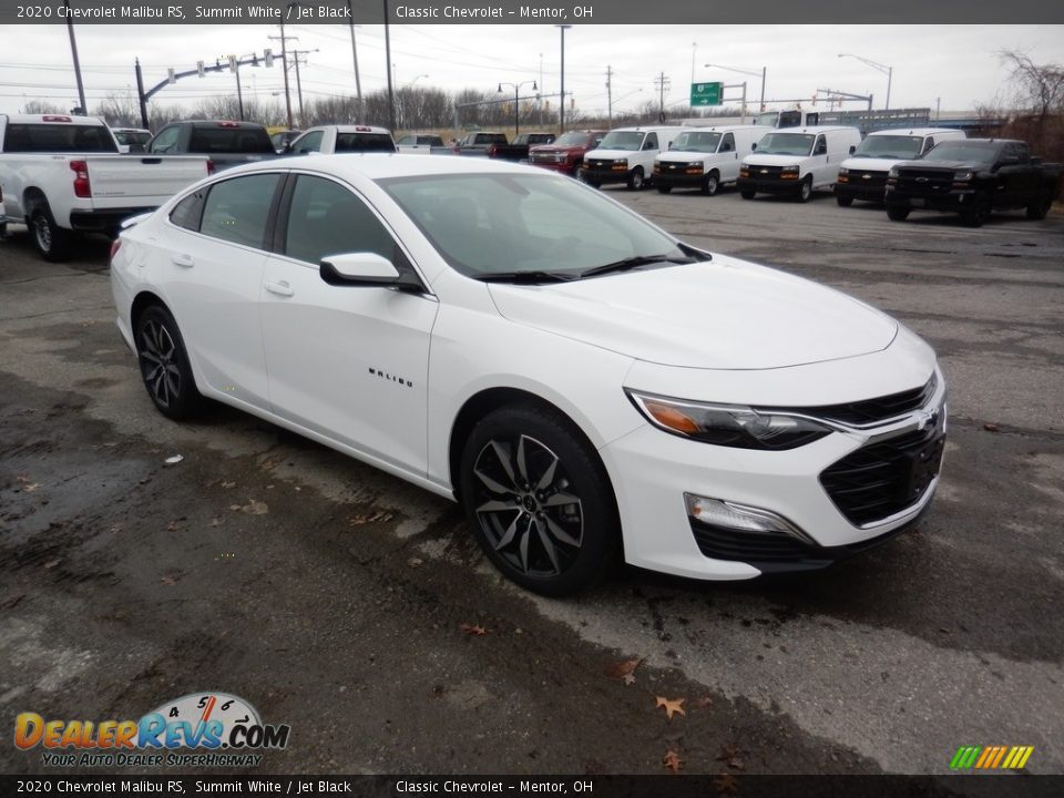 2020 Chevrolet Malibu RS Summit White / Jet Black Photo #3