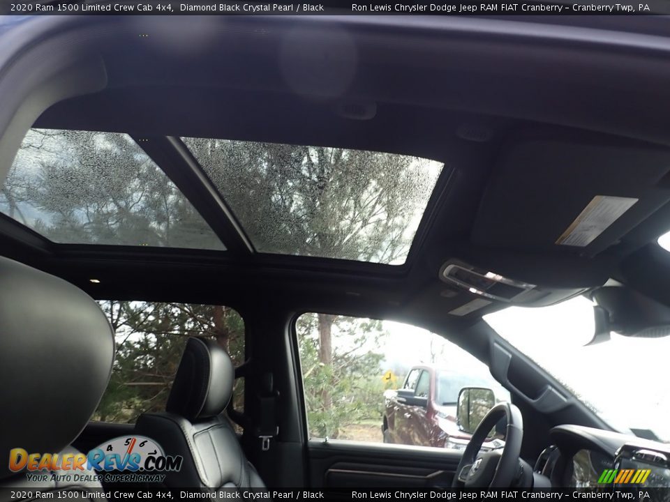 2020 Ram 1500 Limited Crew Cab 4x4 Diamond Black Crystal Pearl / Black Photo #9