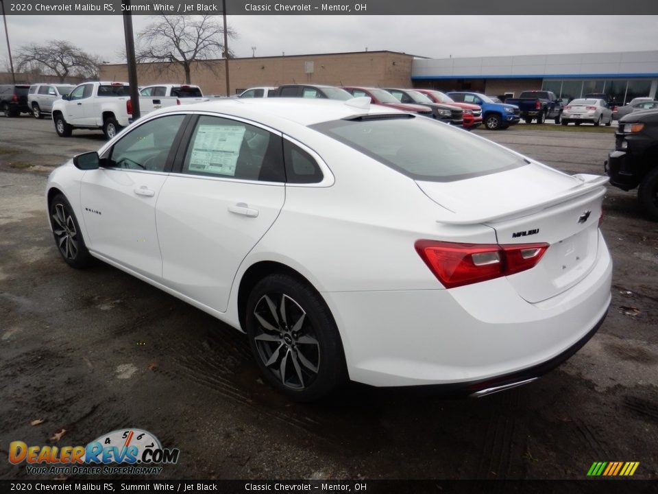 2020 Chevrolet Malibu RS Summit White / Jet Black Photo #5