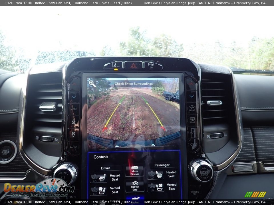 2020 Ram 1500 Limited Crew Cab 4x4 Diamond Black Crystal Pearl / Black Photo #16
