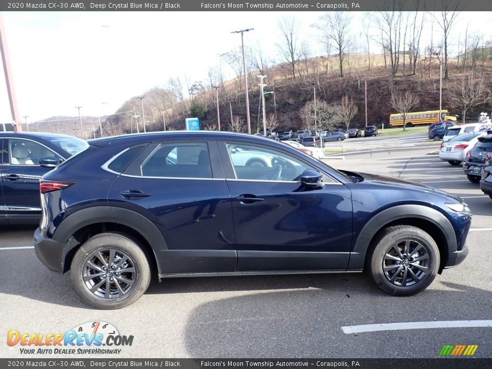 2020 Mazda CX-30 AWD Deep Crystal Blue Mica / Black Photo #1