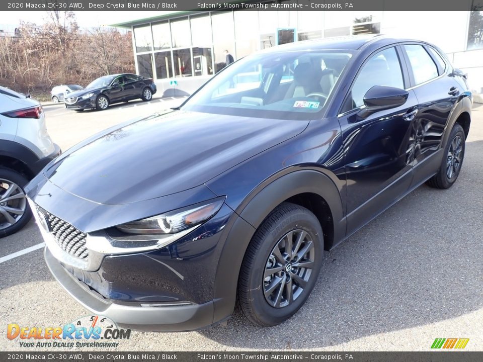 2020 Mazda CX-30 AWD Deep Crystal Blue Mica / Black Photo #5