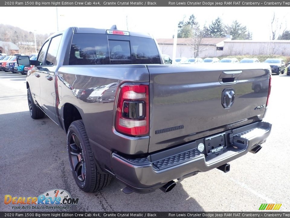 2020 Ram 1500 Big Horn Night Edition Crew Cab 4x4 Granite Crystal Metallic / Black Photo #2