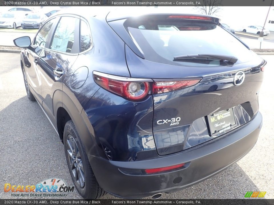 2020 Mazda CX-30 AWD Deep Crystal Blue Mica / Black Photo #6