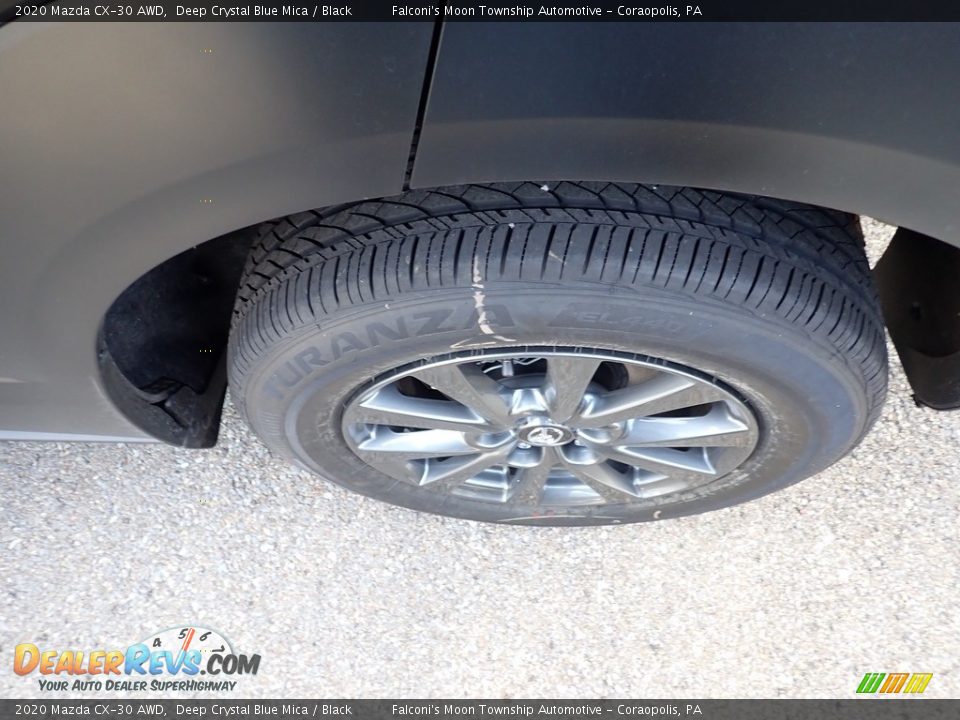 2020 Mazda CX-30 AWD Deep Crystal Blue Mica / Black Photo #7
