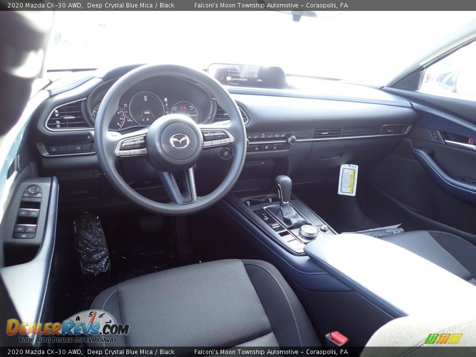 2020 Mazda CX-30 AWD Deep Crystal Blue Mica / Black Photo #9