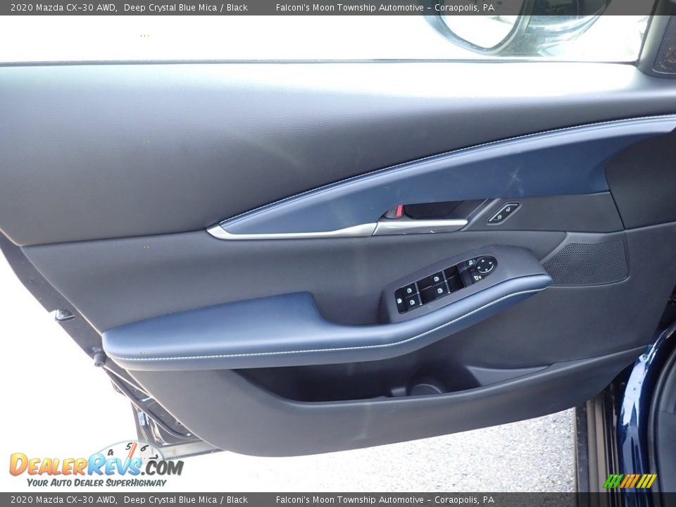 2020 Mazda CX-30 AWD Deep Crystal Blue Mica / Black Photo #10