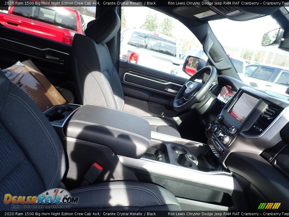 2020 Ram 1500 Big Horn Night Edition Crew Cab 4x4 Granite Crystal Metallic / Black Photo #9