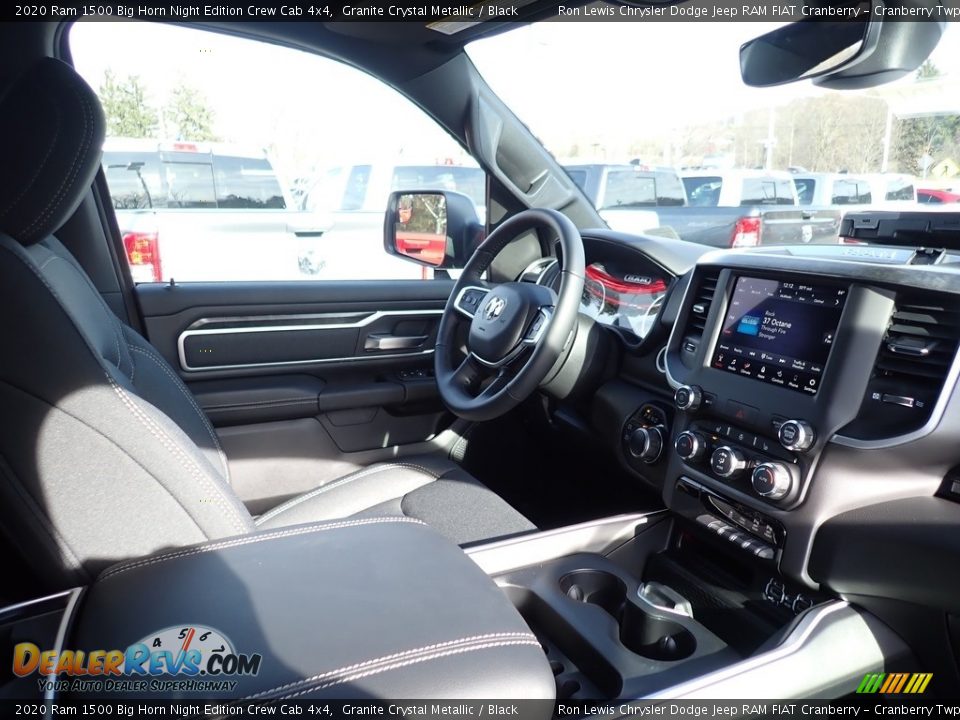 2020 Ram 1500 Big Horn Night Edition Crew Cab 4x4 Granite Crystal Metallic / Black Photo #10