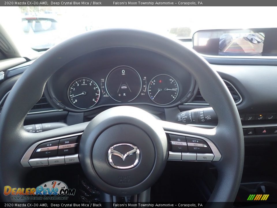 2020 Mazda CX-30 AWD Deep Crystal Blue Mica / Black Photo #15