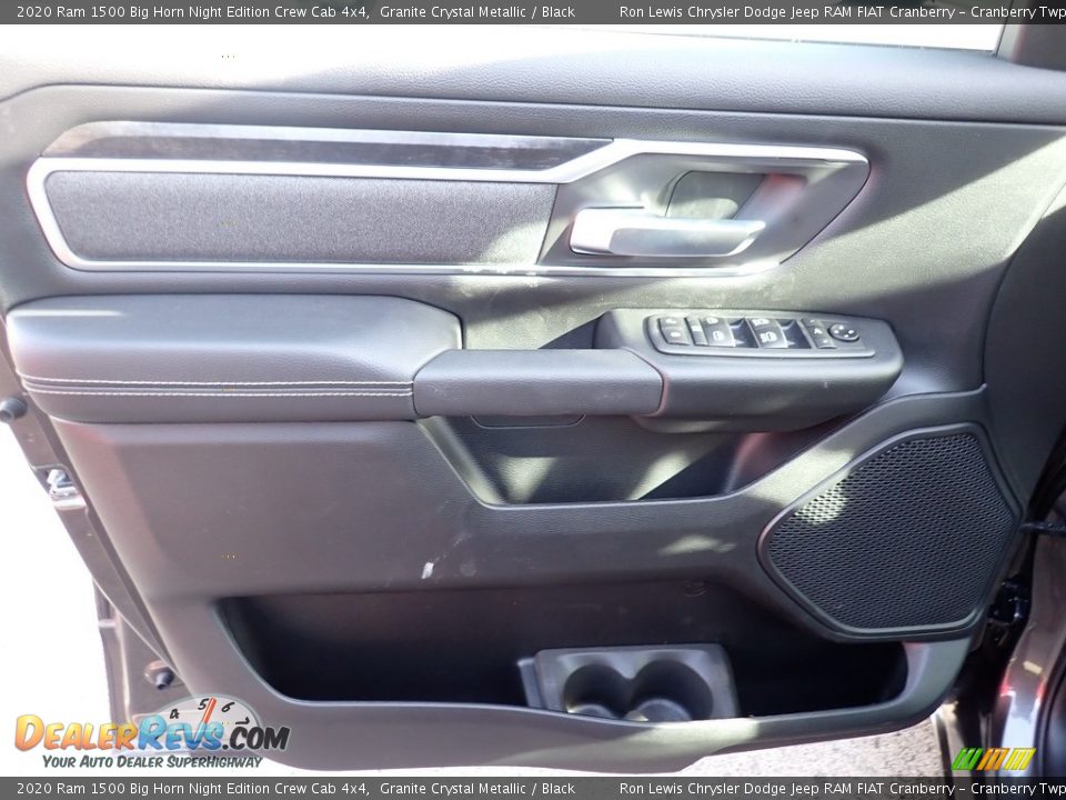 2020 Ram 1500 Big Horn Night Edition Crew Cab 4x4 Granite Crystal Metallic / Black Photo #13