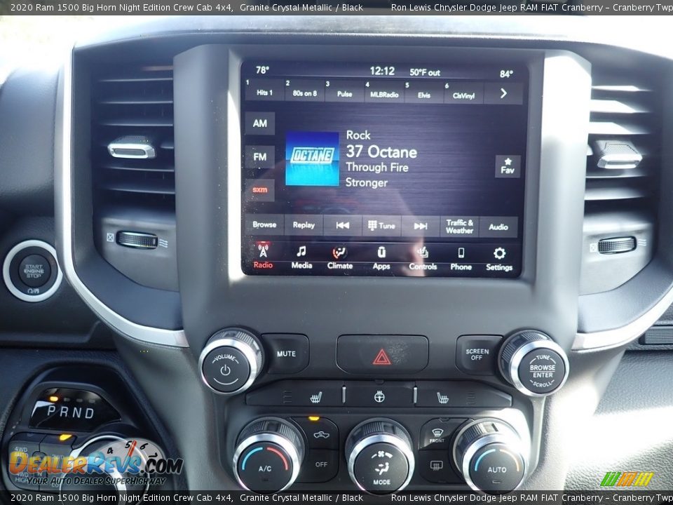2020 Ram 1500 Big Horn Night Edition Crew Cab 4x4 Granite Crystal Metallic / Black Photo #15