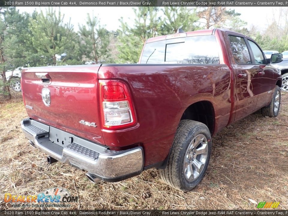 2020 Ram 1500 Big Horn Crew Cab 4x4 Delmonico Red Pearl / Black/Diesel Gray Photo #5
