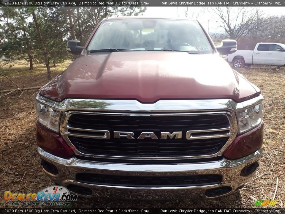 2020 Ram 1500 Big Horn Crew Cab 4x4 Delmonico Red Pearl / Black/Diesel Gray Photo #7