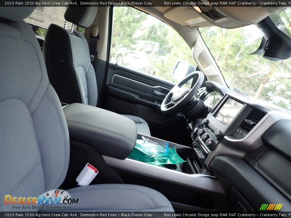 2020 Ram 1500 Big Horn Crew Cab 4x4 Delmonico Red Pearl / Black/Diesel Gray Photo #9