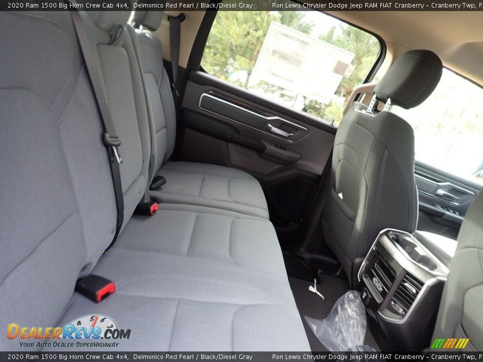 2020 Ram 1500 Big Horn Crew Cab 4x4 Delmonico Red Pearl / Black/Diesel Gray Photo #11