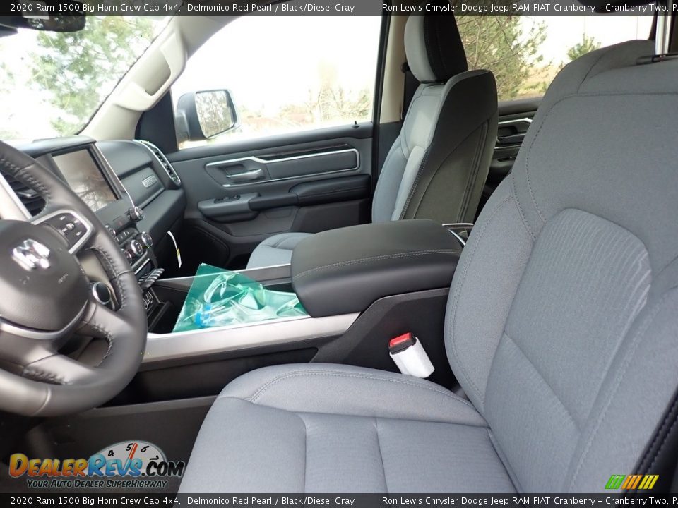 2020 Ram 1500 Big Horn Crew Cab 4x4 Delmonico Red Pearl / Black/Diesel Gray Photo #13