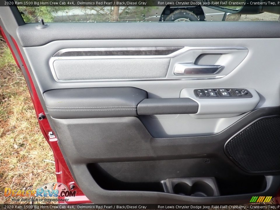2020 Ram 1500 Big Horn Crew Cab 4x4 Delmonico Red Pearl / Black/Diesel Gray Photo #14