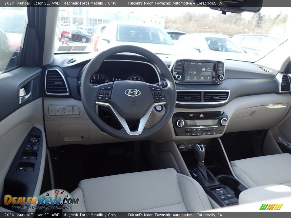2020 Hyundai Tucson SEL AWD Magnetic Force Metallic / Gray Photo #9