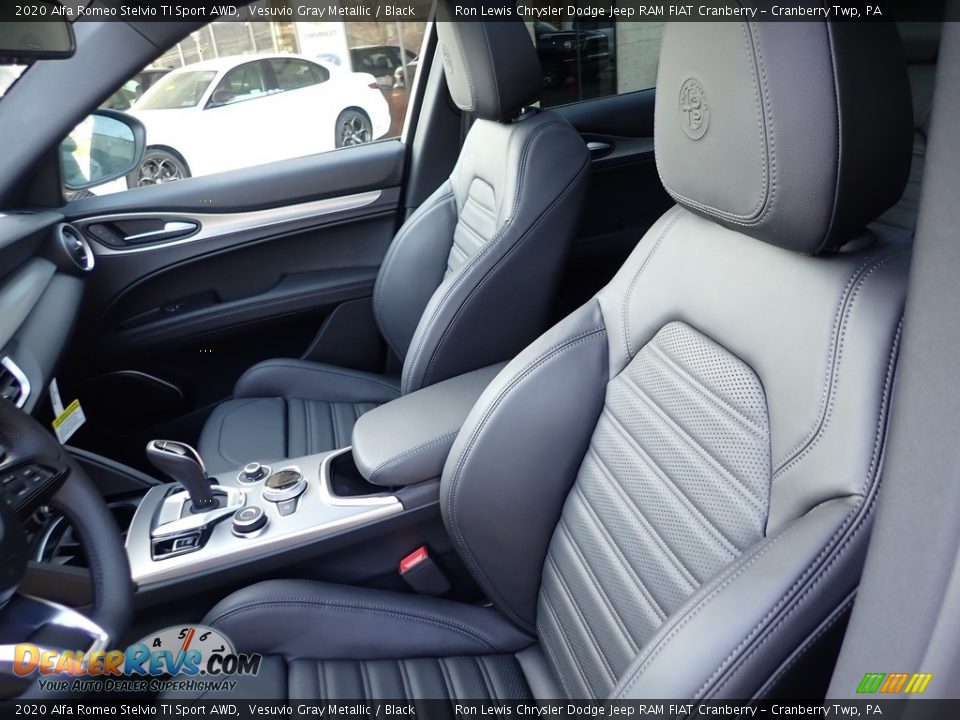 Black Interior - 2020 Alfa Romeo Stelvio TI Sport AWD Photo #18