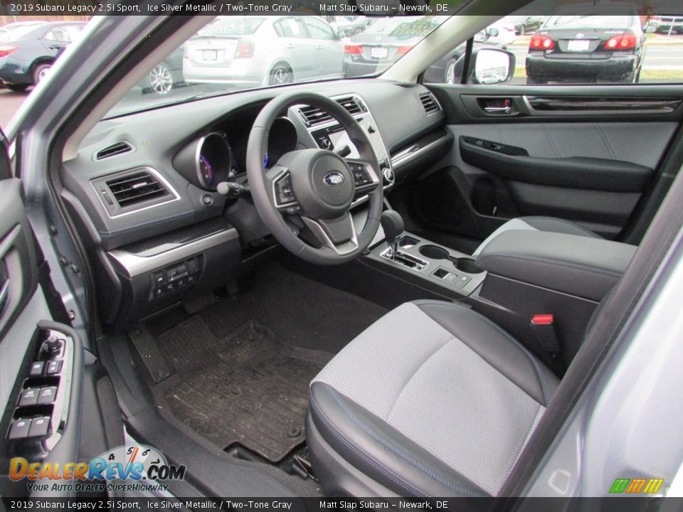 Two-Tone Gray Interior - 2019 Subaru Legacy 2.5i Sport Photo #12