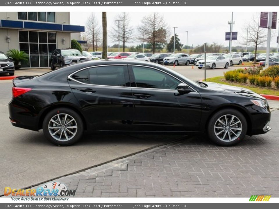 Majestic Black Pearl 2020 Acura TLX Technology Sedan Photo #8