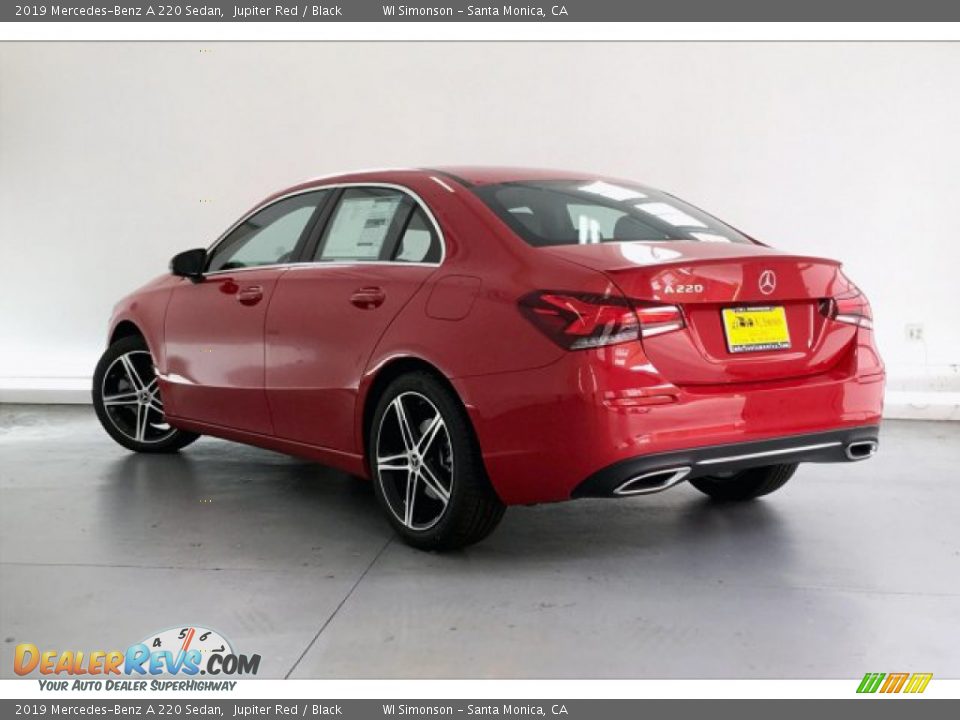 2019 Mercedes-Benz A 220 Sedan Jupiter Red / Black Photo #2