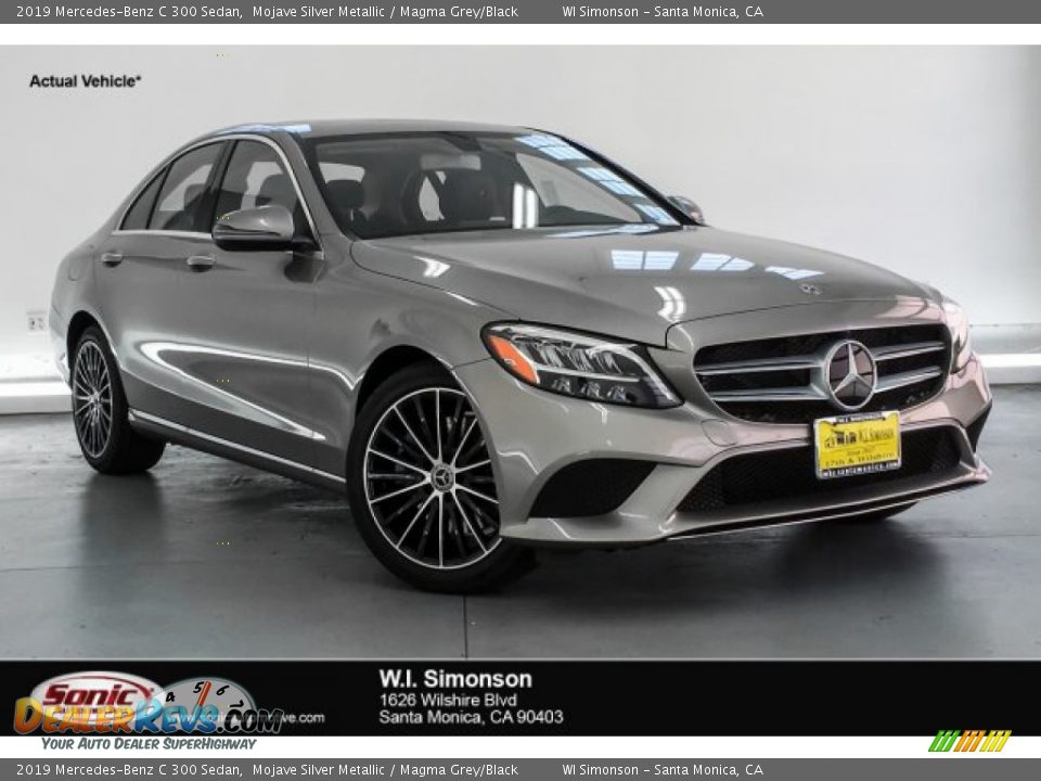 2019 Mercedes-Benz C 300 Sedan Mojave Silver Metallic / Magma Grey/Black Photo #1