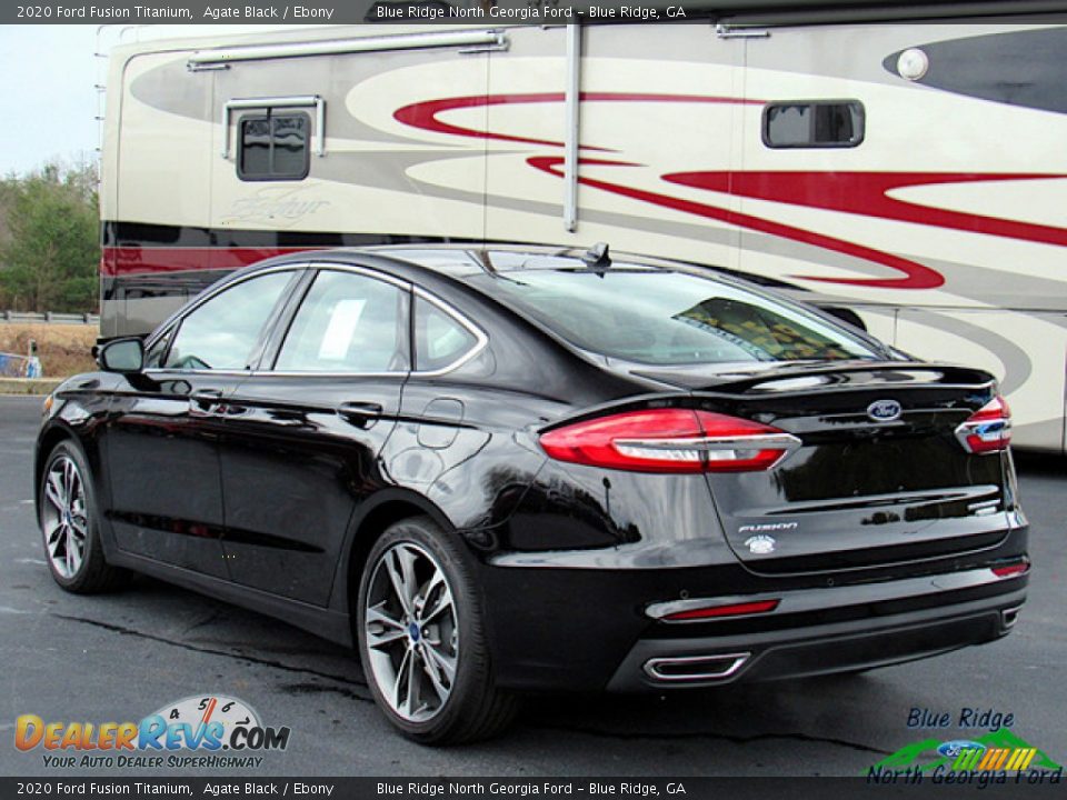 2020 Ford Fusion Titanium Agate Black / Ebony Photo #3