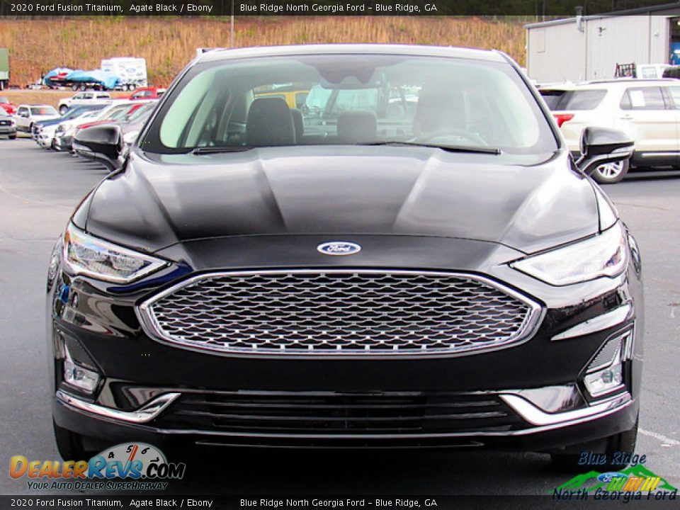 2020 Ford Fusion Titanium Agate Black / Ebony Photo #8