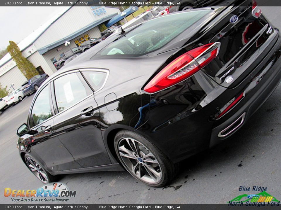 2020 Ford Fusion Titanium Agate Black / Ebony Photo #33