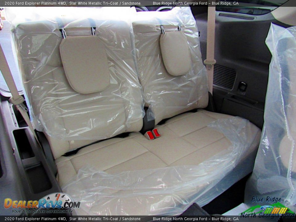2020 Ford Explorer Platinum 4WD Star White Metallic Tri-Coat / Sandstone Photo #13