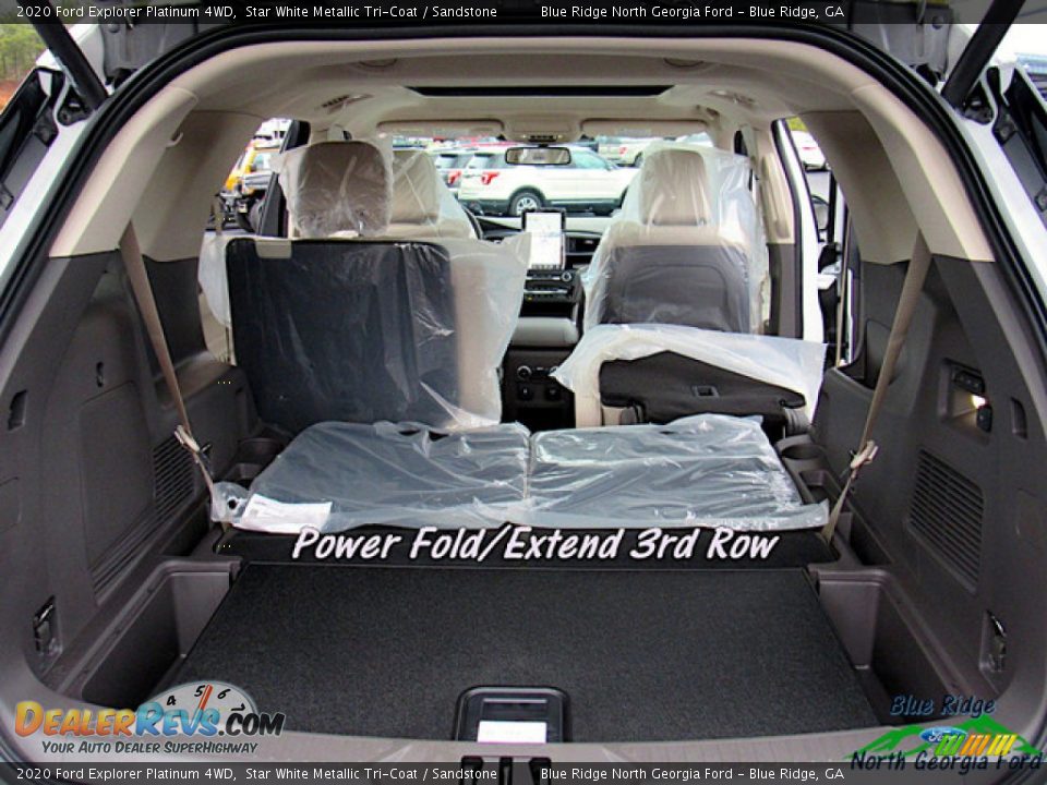 2020 Ford Explorer Platinum 4WD Star White Metallic Tri-Coat / Sandstone Photo #15